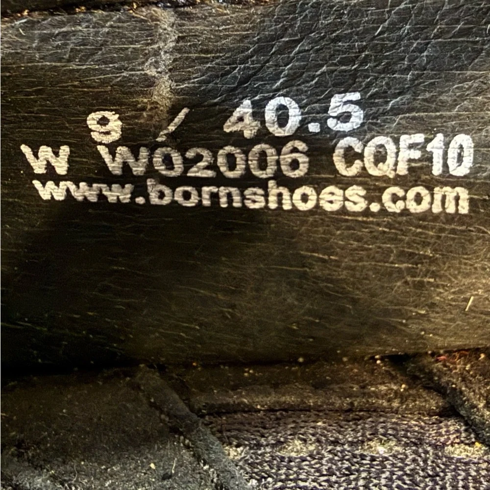 Børn Black Suede Mary Jane Women’s Size 9 - Picture 8 of 13